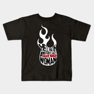 Hell Hath No Fury Like a Krav Maga Woman Shirt and Gift Ideas Kids T-Shirt